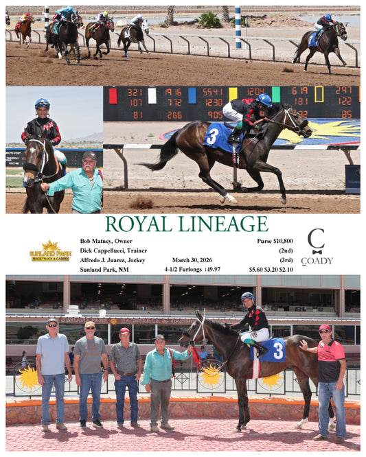 ROYAL LINEAGE - 03-30-26 - R03 - SUN - Coady Media - Kurtis Coady Photography