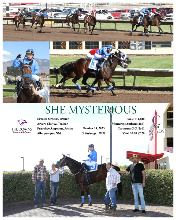 SHE MYSTERIOUS  - 10-24-25 - R03 - ALB