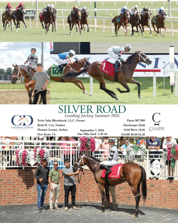 SILVER ROAD - Leading Jockey Summer 2026 - 09-07-26 - R03 - CNL