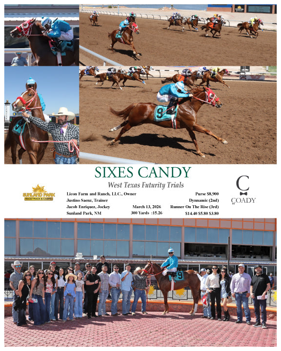 SIXES CANDY  - West Texas Futurity Trials - 03-13-26 - R03 - SUN - Coady Media - Kurtis Coady Photography