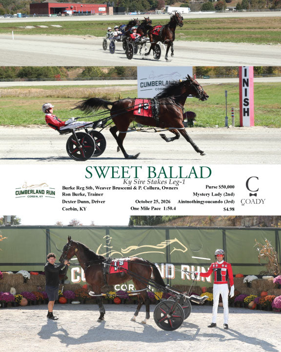 SWEET BALLAD - 102526 - Race 03 - CLR - Coady Media - Kurtis Coady Photography