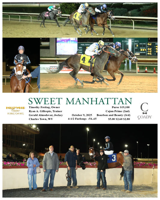 SWEET MANHATTAN - 100925 - Race 03 - CT