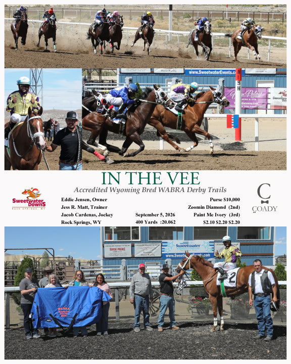 IN THE VEE  - Accredited Wyoming Bred WABRA Derby Trails  - 09-05-26 - R03 - SWF