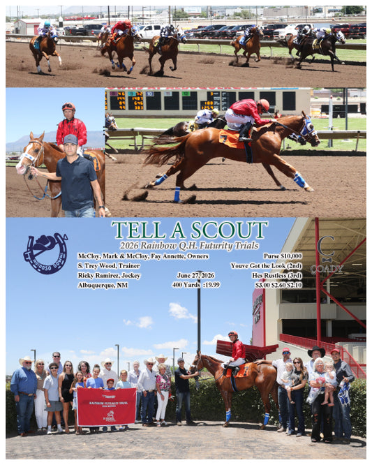 TELL A SCOUT - 2026 Rainbow Q.H. Futurity Trials - 06-27-26 - R03 - RUI