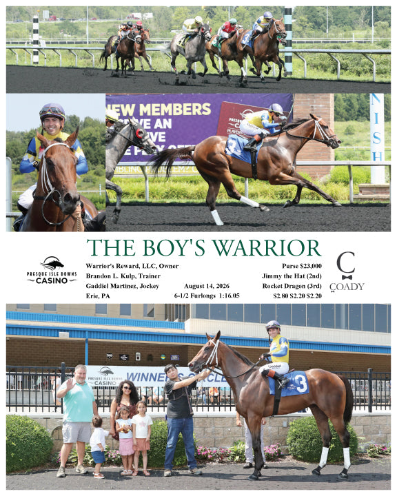 THE BOY'S WARRIOR - 08-14-26 - R03 - PID