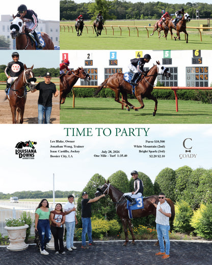 TIME TO PARTY - 07-28-26 - R03 - LAD