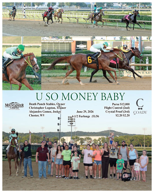 U SO MONEY BABY - 06-29-26 - R03 - MNR
