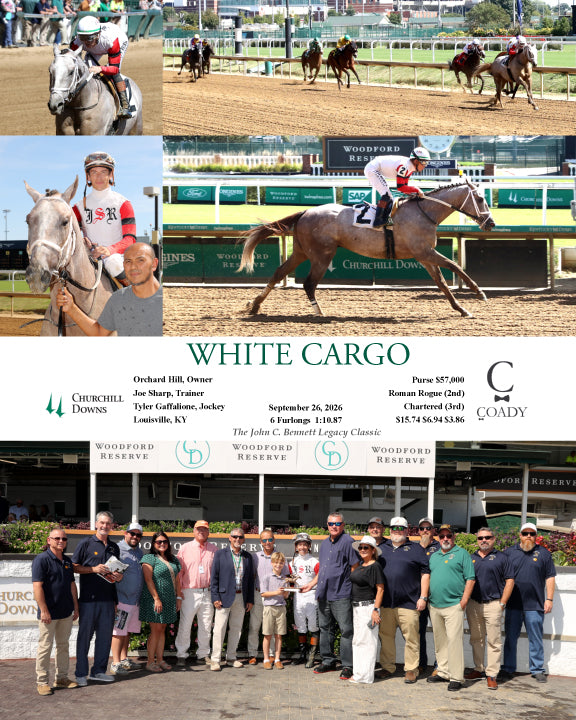 WHITE CARGO - 092626 - Race 03 - CD- Group