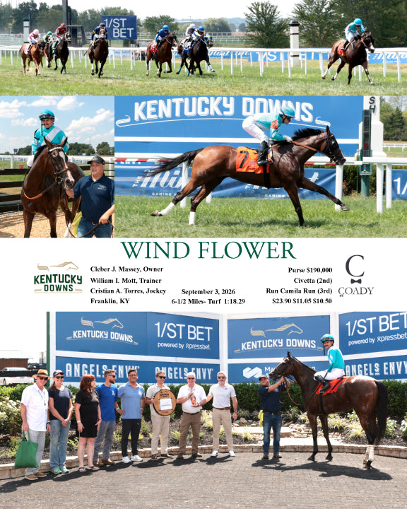 WIND FLOWER - 090326 - Race 03 - KD