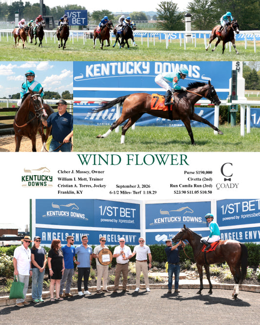 WIND FLOWER - 090326 - Race 03 - KD