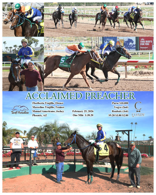 ACCLAIMED PREACHER - 02-25-26 - R04 - TUP - Coady Media - Kurtis Coady Photography