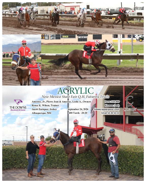 ACRYLIC - New Mexico State Fair Q.H. Futurity Trials - 09-24-26 - R04 - ALB
