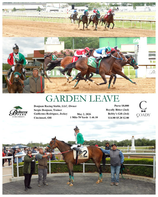 GARDEN LEAVE - 050226 - Race 02 - BTP - Coady Media - Kurtis Coady Photography