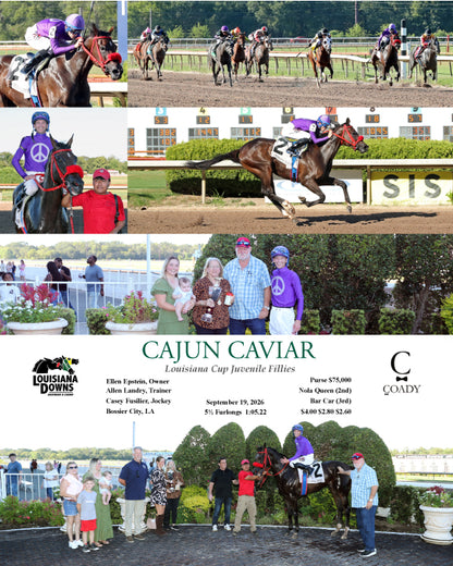 CAJUN CAVIAR - Louisiana Cup Juvenile Fillies - 09-19-26 - R04 - LAD