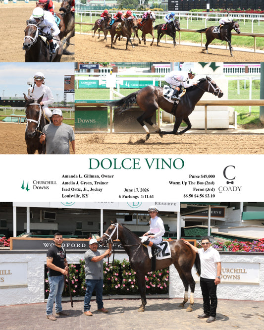 DOLCE VINO - 061726 - Race 04 - CD