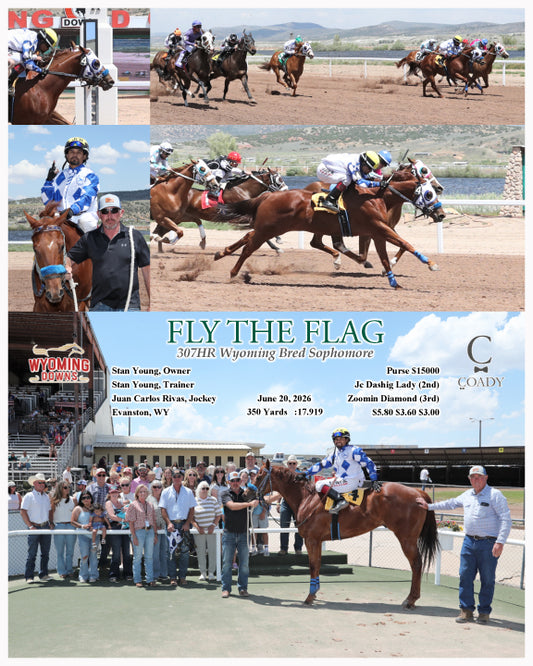FLY THE FLAG - 307HR Wyoming Bred Sophomore - 06-20-26 - R04 - WYO