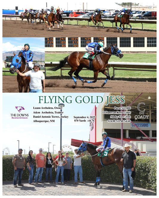 FLYING GOLD JESS - 09-04-25 - R04 - ALB - Coady Media - Kurtis Coady Photography