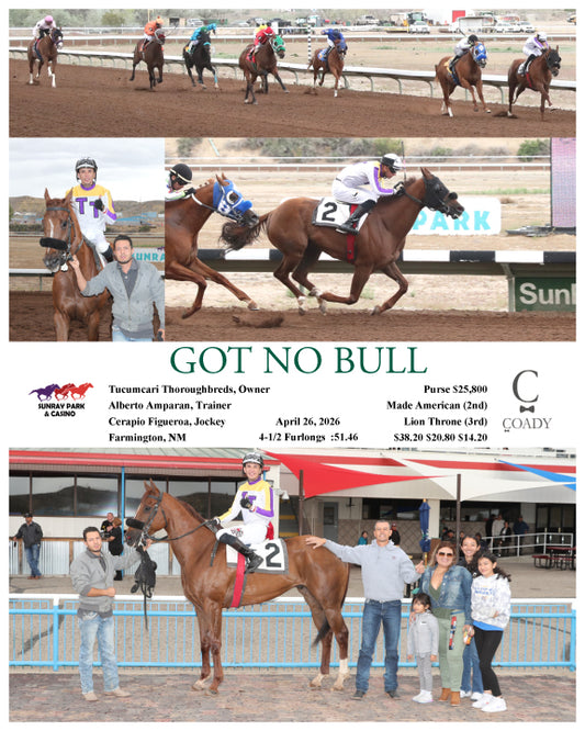 GOT NO BULL - 04-26-26 - R04 - SRP - Coady Media - Kurtis Coady Photography