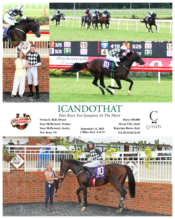ICANDOTHAT - Flat Race For Jumpers At The Meet - 09-11-25 - R04 - CNL - Coady Media - Kurtis Coady Photography
