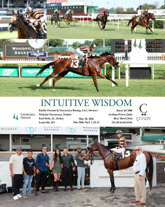 INTUITIVE WISDOM - 052826 - Race 04 - CD