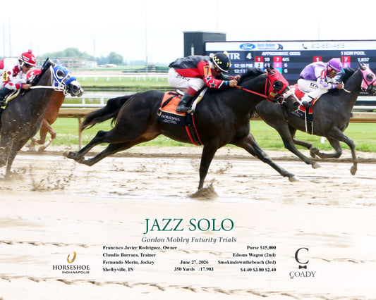 JAZZ SOLO - Gordon Mobley Futurity Trials - 06-27-26 - R04 - IND - Action