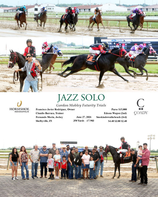 JAZZ SOLO - Gordon Mobley Futurity Trials - 06-27-26 - R04 - IND