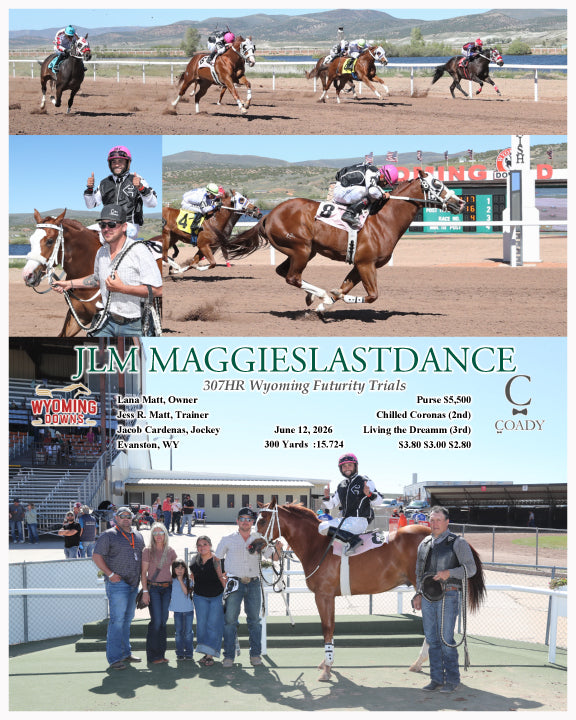 JLM MAGGIESLASTDANCE - 307HR Wyoming Futurity Trials - 06-12-26 - R04 - WYO