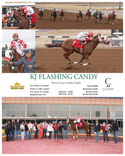 KJ FLASHING CANDY - West Texas Derby Trials - 02-07-26 - R04 - SUN - Coady Media - Kurtis Coady Photography