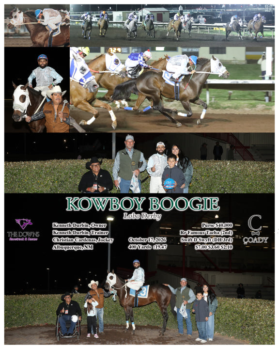 KOWBOY BOOGIE - Lobo Derby - 10-17-26 - R04 - ALB