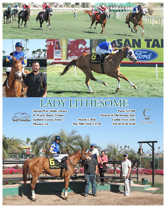 LADY LITHESOME - 03-03-26 - R04 - TUP - Coady Media - Kurtis Coady Photography