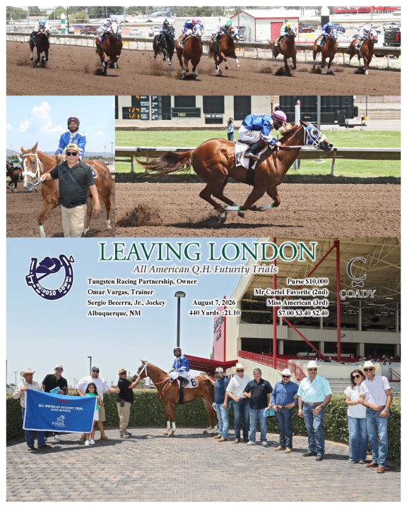 LEAVING LONDON - All American Q.H. Futurity Trials - 08-07-26 - R04 - RUI