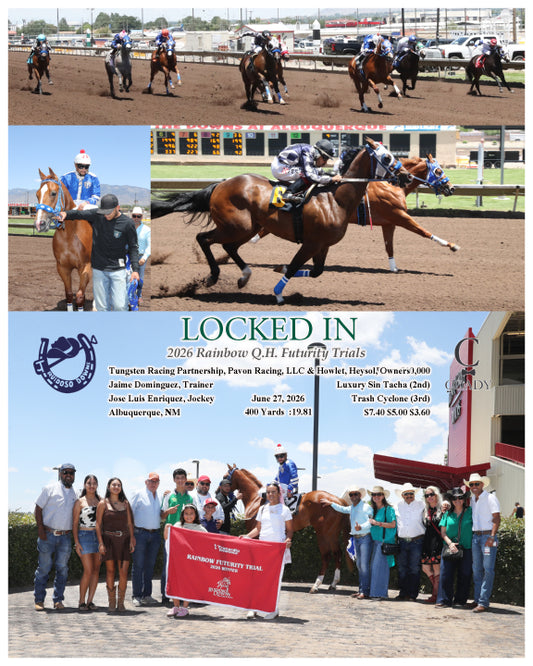 LOCKED IN - 2026 Rainbow Q.H. Futurity Trials - 06-27-26 - R04 - RUI