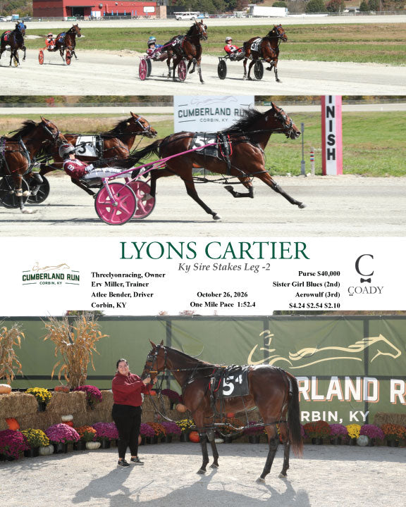 LYONS CARTIER - Ky Sire Stakes Leg -2 - 10-26-26 - R04 - CLR - Coady Media - Kurtis Coady Photography