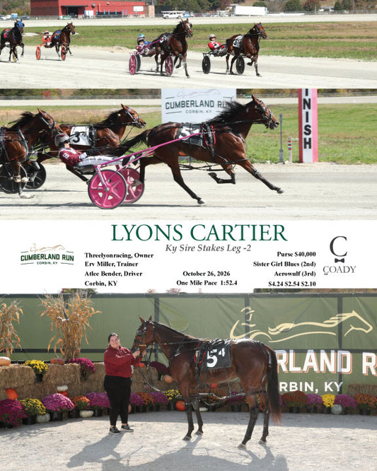 LYONS CARTIER - Ky Sire Stakes Leg -2 - 10-26-26 - R04 - CLR - Coady Media - Kurtis Coady Photography