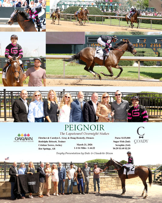 PEIGNOIR - The Lapatourel Overnight Stakes  - 03-21-26 - R04 - OP - Coady Media - Kurtis Coady Photography