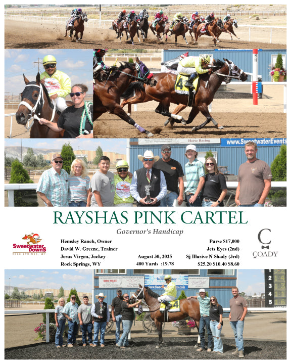 RAYSHAS PINK CARTEL - Governor's Handicap - 08-30-25 - R04 - SWF - Coady Media - Kurtis Coady Photography