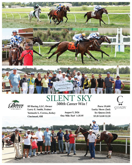 SILENT SKY - 500th Career Win ! - 08-05-26 - R04 - BTP