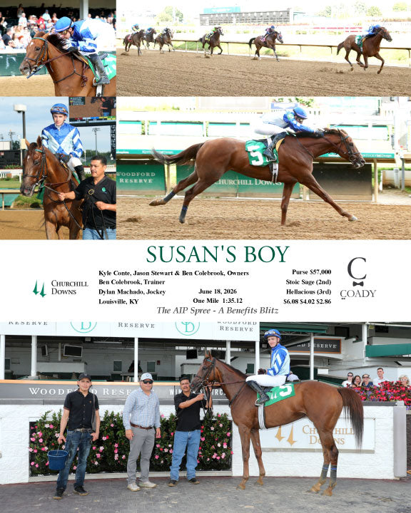 SUSAN'S BOY - 061826 - Race 04 - CD