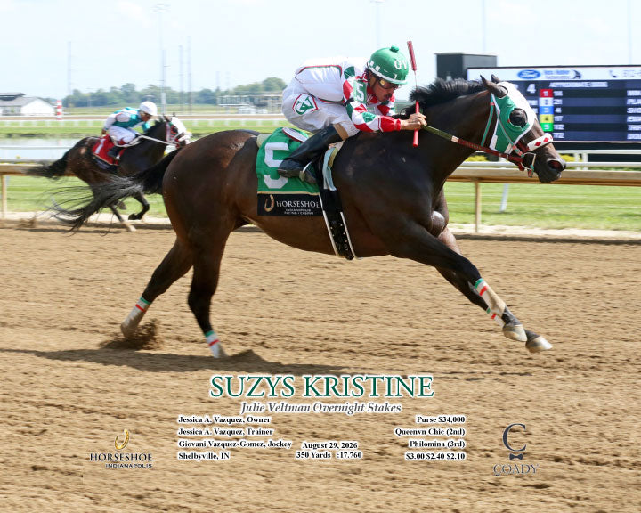 SUZYS KRISTINE - Julie Veltman Overnight Stakes - 08-29-26 - R04 - IND - Action