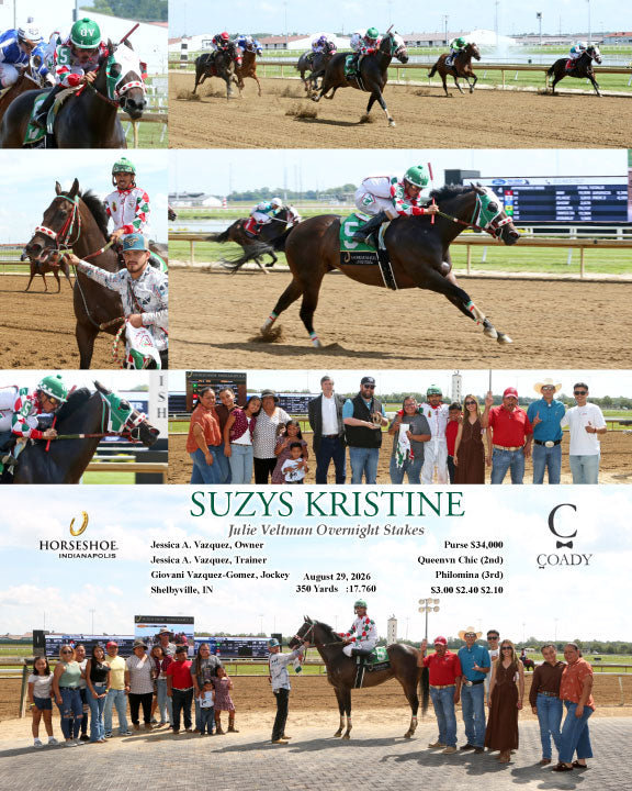 SUZYS KRISTINE - Julie Veltman Overnight Stakes - 08-29-26 - R04 - IND