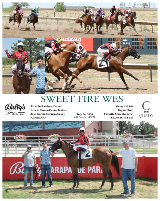 SWEET FIRE WES - 07-24-26 - R04 - ARP