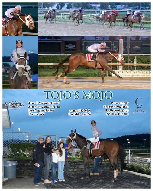 TOJO'S MOJO - 08-11-26 - R04 - MNR