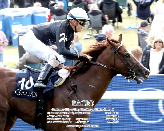 BACIO - 08-21-26 - York Racecourse - York GB - Finish 03