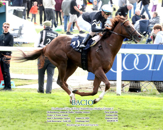 BACIO - 08-21-26 - York Racecourse - York GB - Finish 04
