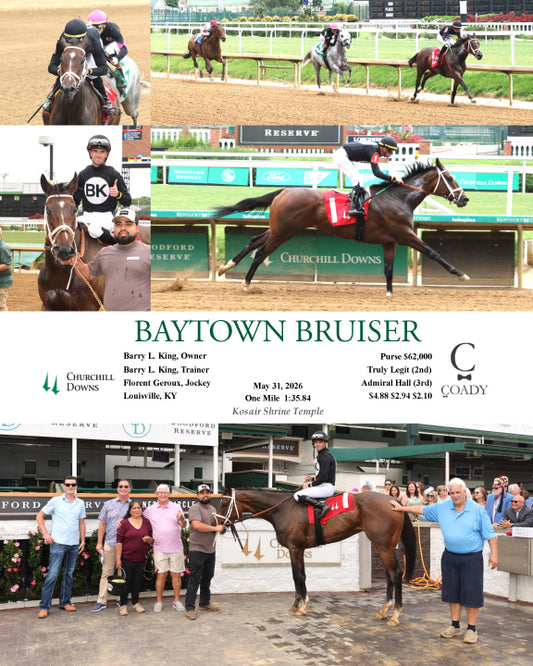BAYTOWN BRUISER - 053126 - Race 05 - CD