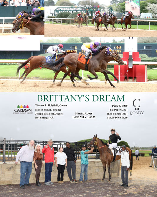 BRITTANY'S DREAM - 03-27-26 - R05 - OP - Coady Media - Kurtis Coady Photography