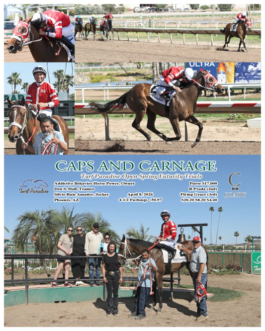 CAPS AND CARNAGE - Turf Paradise Open Spring Futurity Trials - 04-08-26 - R05 - TUP - Coady Media - Kurtis Coady Photography
