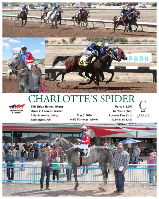 CHARLOTTE'S SPIDER - 05-02-26 - R05 - SRP - Coady Media - Kurtis Coady Photography