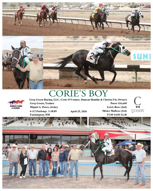 CORIE'S BOY - 04-25-26 - R05 - SRP - Coady Media - Kurtis Coady Photography