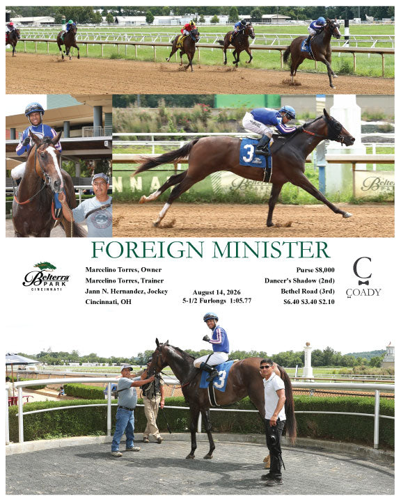 FOREIGN MINISTER - 081426 - Race 05 - BTP